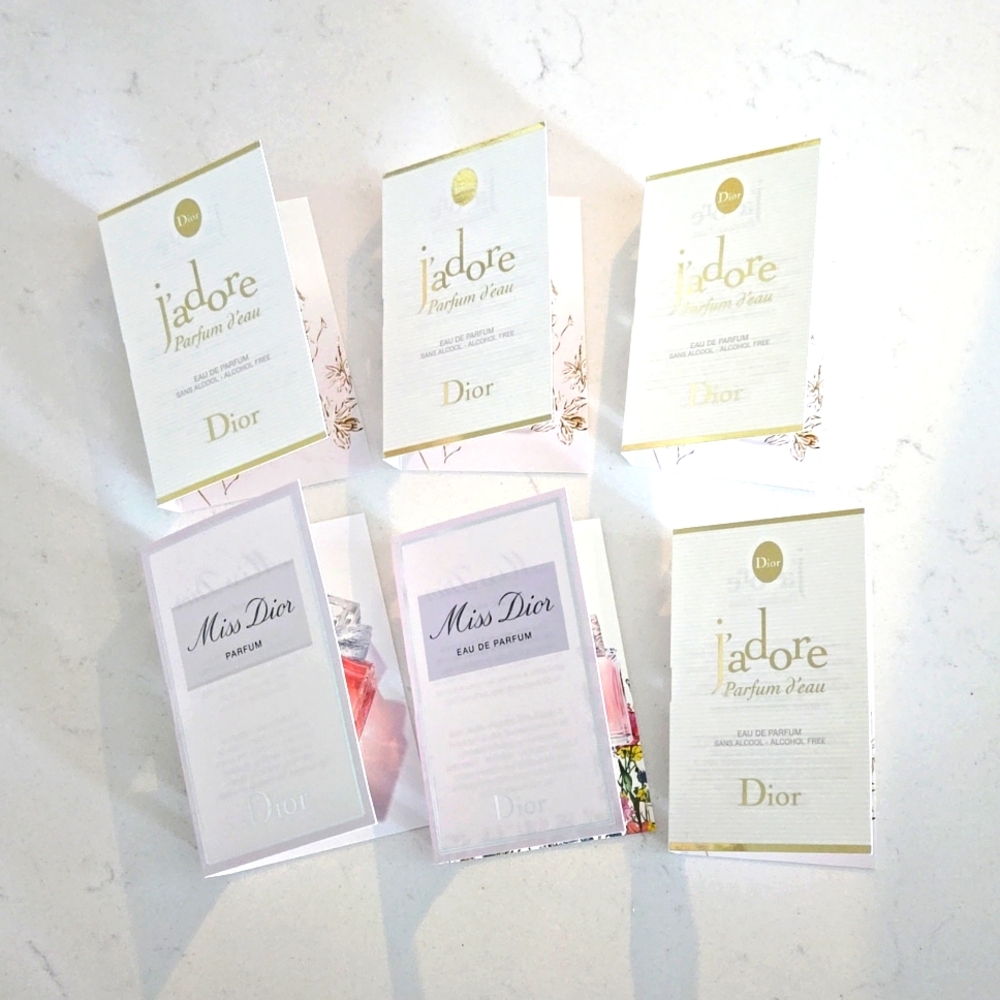 New never used DIOR Jadore & Miss Dior  6x